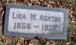 Lida W. <I>Moore</I> Ashton 