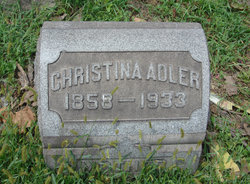 Christina <I>Wilhelm</I> Adler 
