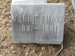 Sarah ELizabeth “Sallie” <I>Fisher</I> Hays 