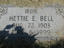 Hettie E. <I>Brown</I> Bell 