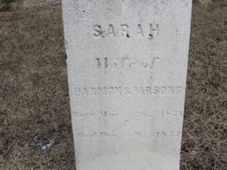 Sarah “Sally” <I>Kenyon</I> Parsons 