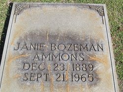 Ursula Jane <I>Bozeman</I> Ammons 