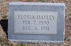 Beoria “Bea” <I>Tracy</I> Hayley 
