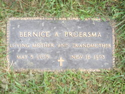Bernice A. <I>Clark</I> Broersma 
