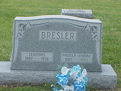 Phidelia Ann <I>Lehman</I> Bresler 