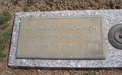 Mae <I>Moore</I> Thompson 