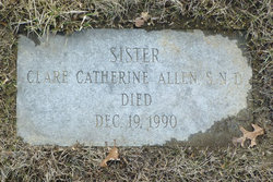 Sr Claire Catherine Allen 