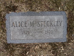 Alice Mary <I>Thomas</I> Steckley 