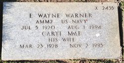 E. Wayne Warner 