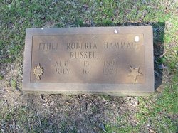 Ethel Roberta <I>Hamman</I> Russell 
