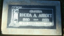 Rhoda Alice <I>Abbott</I> Abbott 