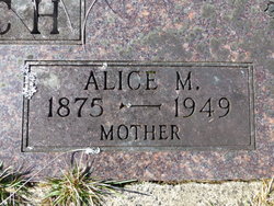 Alice Marie <I>Sullens</I> Church 