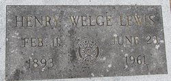 Henry Welge Lewis 