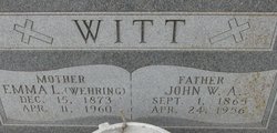 John William <I>August</I> Witt 