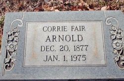 Martha Cornelia “Corrie” <I>Fair</I> Arnold 