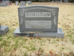 Martha <I>Treadwell</I> Christian 