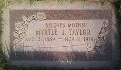 Myrtle Belle <I>Johnson</I> Taylor 