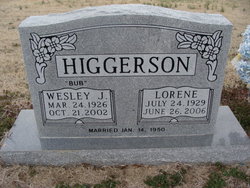 Lorene <I>McRoy</I> Higgerson 
