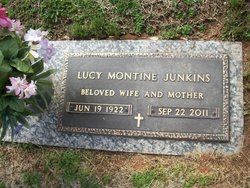 Lucy Montine <I>Moore</I> Junkins 