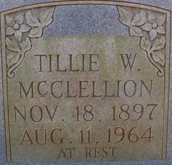 Matilda R. “Tillie” <I>Wright</I> McClellion 