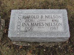 Ina Ruth <I>Mapes</I> Nelson 