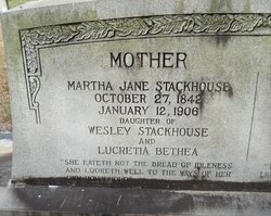 Martha Jane <I>Stackhouse</I> Stackhouse 