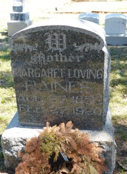 Margaret Louise “Maggie” <I>Loving</I> Raines 