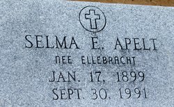 Selma Elsie J <I>Ellebracht</I> Apelt 