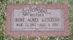 Irene Agnes <I>Moxon</I> Littleton 