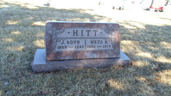 Meta Henrietta <I>Kohl</I> Hitt 