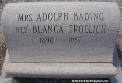 Blanca <I>Froelich</I> Bading 