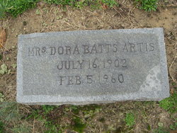 Dora <I>Batts</I> Artis 