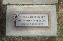 Theona Maye “Tonye” <I>Sudduth</I> Gayle 