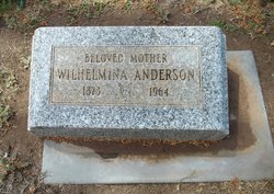 Wilhelmina “Muddie” <I>Rhomberg</I> Anderson 
