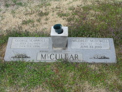 Mildred Anna <I>McDowell</I> McCullar 