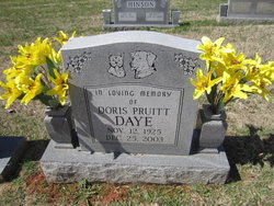 Mary Doris <I>Pruitt</I> Daye 