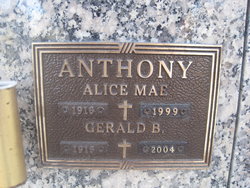 Mrs Alice Mae Anthony 