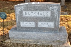 Agnes J. <I>Schroeder</I> Backhaus 