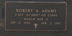 SSGT Robert A Adams 