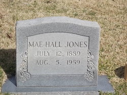 Mae <I>Hall</I> Jones 