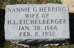 Nannie G <I>Herring</I> Eichelberger 