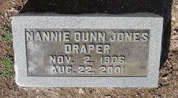 Nannie Dunn <I>Jones</I> Draper 