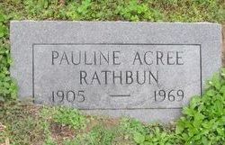 Pauline Acree <I>Austin</I> Rathbun 