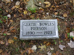 Gertrude “Gertie” <I>Bowles</I> Pierson 