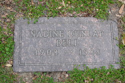 Nadine <I>Dunlap</I> Bell 
