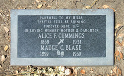 Alice Frances <I>Stone</I> Cummings 