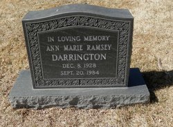 Ann Marie <I>Ramsey</I> Darrington 