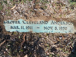 Grover Cleveland “Cleve” Anderson 