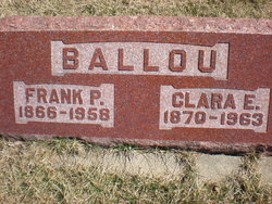 Clara E. <I>Clark</I> Ballou 