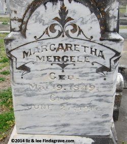 Margaretha <I>Roether</I> Mergele 